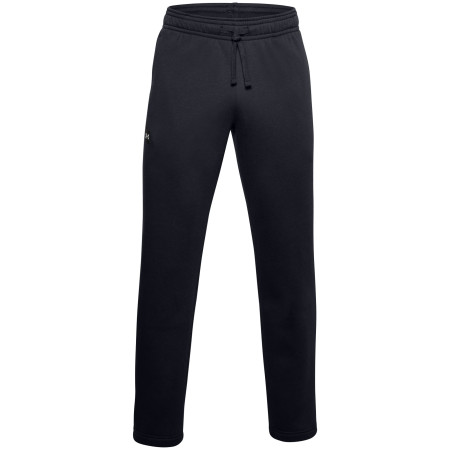 Spodnie męskie Under Armour Rival Fleece Pants czarny Black / / Onyx White
