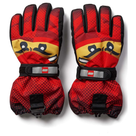 Rękawiczki dziecięce Lego Wear Lwagan 807 Red czerwony Red