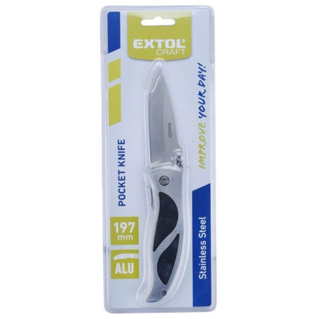 Nóż składany Extol Tom zamknięcie ze stali nierdzewnej