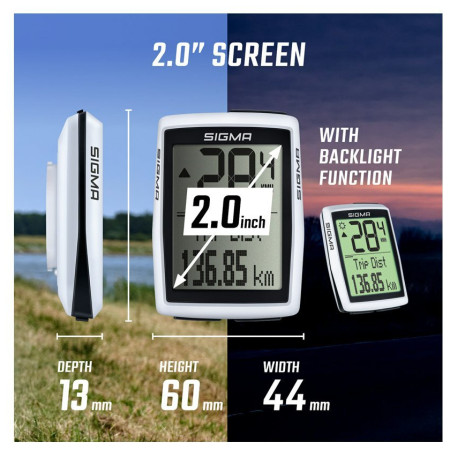 Licznik rowerowy Sigma BC 12.0 WL STS