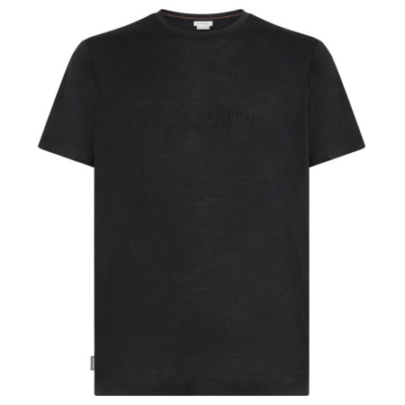 Męska koszulka Icebreaker M 150 Tech Lite SS Tee IB Stitchline czarny Black