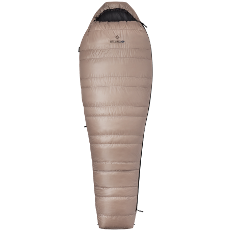 Śpiwór puchowy Cumulus Lite Line 300 szary Desert Dusk