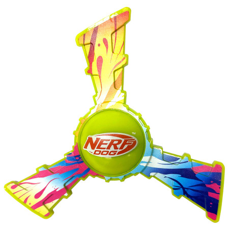 Zabawka dla psa Nerf Dog Color Grip Tri Flyer 20 cm