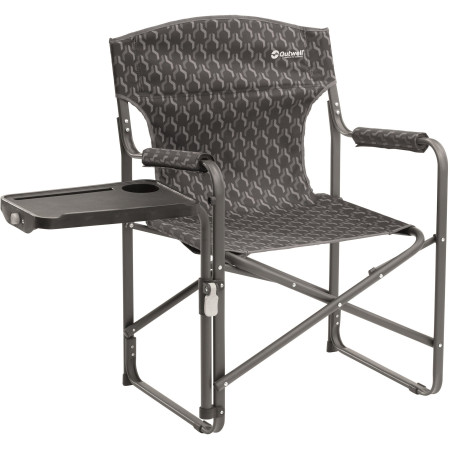 Fotel Outwell Chino Hills se stolečkem czarny Black