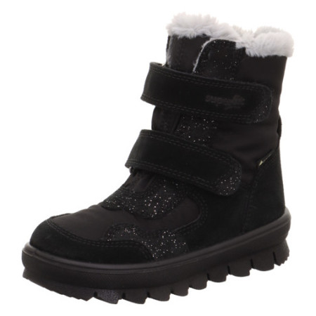 Dziecięce buty zimowe Superfit Flavia Schwarz/Silber czarny/srerbny Schwarz/Silber