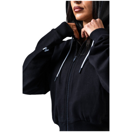 Bluza damska Nebbia Black zip-up hoodie Power