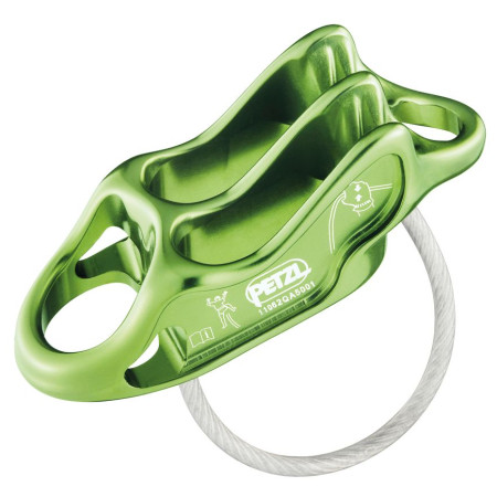 Wielofunkcyjny przyrząd do asekuracji Petzl Reverso 4 zielony Green