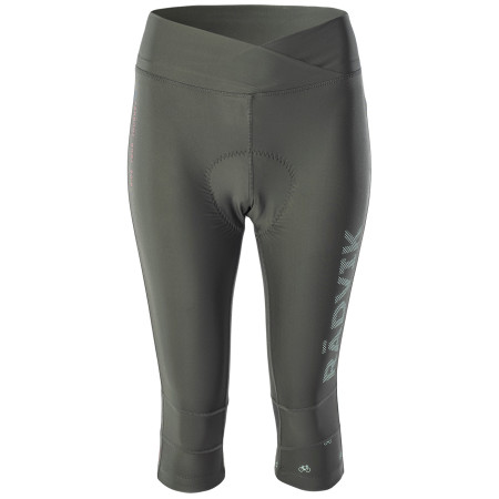 Damskie spodnie rowerowe 3/4 Radvik Rigo LDS zielony Forest Night/Opal/Rl1