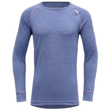 T-shirt dziecięcy Devold Breeze Junior Shirt niebieski Bluebell Melange
