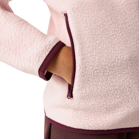 Bluza dziecięca Regatta Junior Frankie Warm Fleece Pink Haze/Fig
