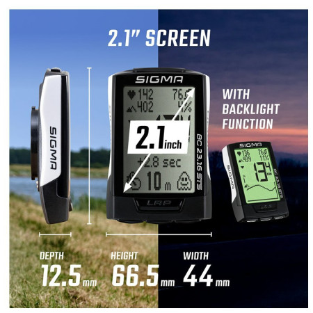 Licznik rowerowy Sigma BC 23.16 STS/CAD bezprzewodowy