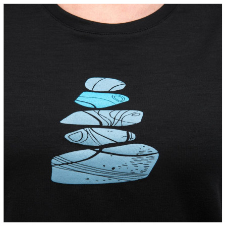 Koszulka damska Sensor Merino Blend Stone