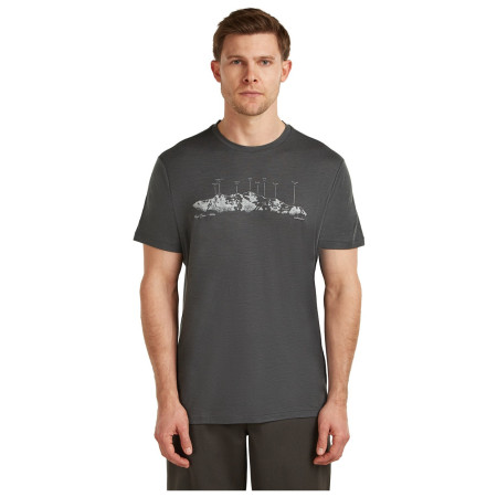 Koszulka męska Icebreaker Men Merino 150 Tech Lite SS Tee The Peaks