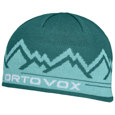 Czapka Ortovox Peak Beanie zielony pacific green