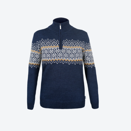 Sweter damski Kama 5058 ciemnoniebieski navy