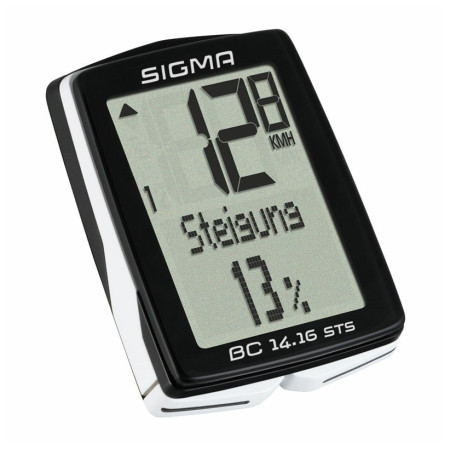 Licznik rowerowy Sigma BC 14.16 STS/CAD bezdrátový czarny