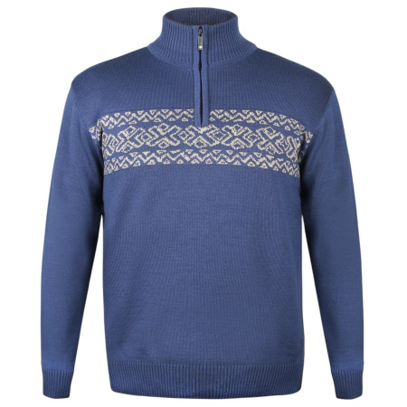 Męski sweter Kama 4069 jasnoniebieski light blue