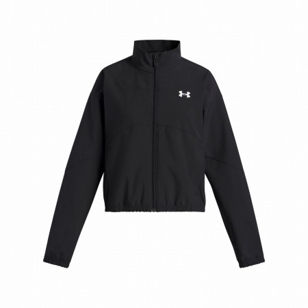 Kurtka dziecięca Under Armour Rival Woven Jacket czarny Black