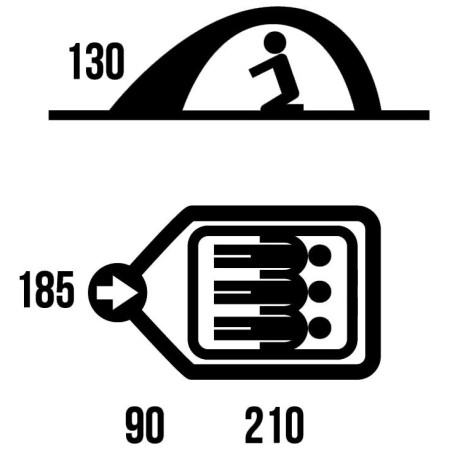 Namiot turystyczny Husky Bird 3 Classic