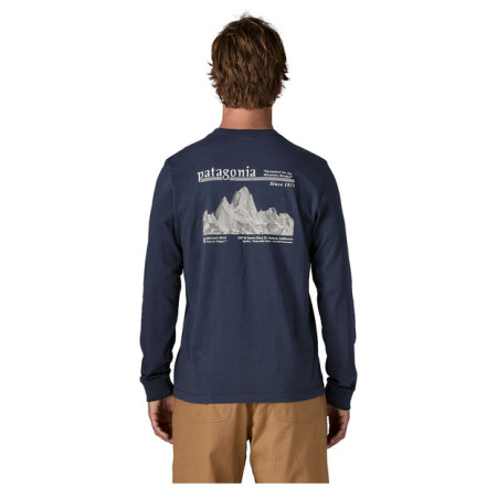 Koszulka męska Patagonia M's L/S MW Hut Tripper Skyline T-Shirt