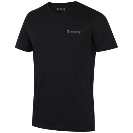 Koszulka męska Zulu Merino 160 Short 4C Comfy czarny black