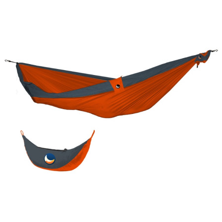 Hamak Ticket to the moon Hammock original/double szary/pomarańczowy Orange/DarkGray