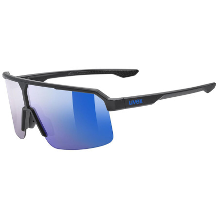 Okulary przeciwsłoneczne Uvex Ramp czarny/niebieski BLACK MATT/ MIR.BLUE