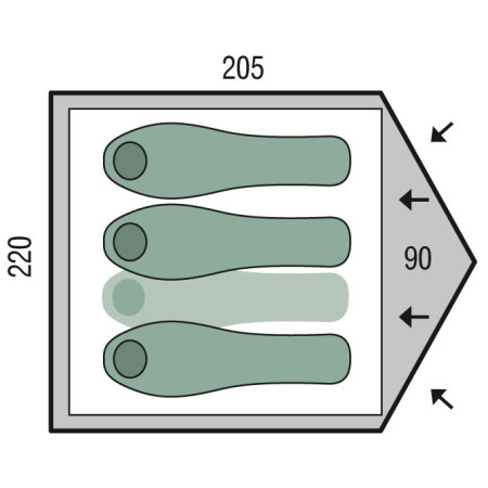 Namiot Pinguin Serac