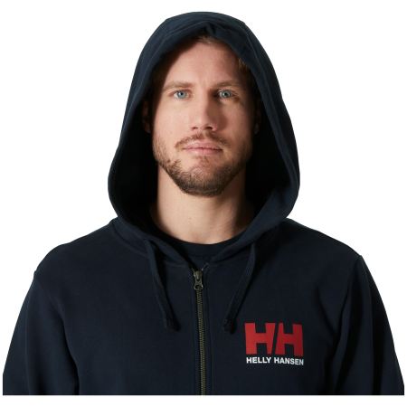 Męska bluza Helly Hansen Hh Logo Full Zip Hoodie 2.0