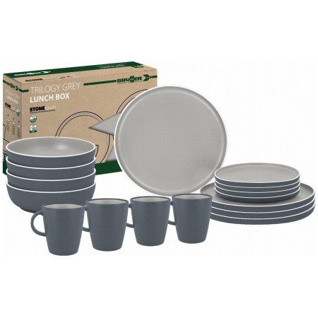 Zestaw naczyń Brunner Lunch Box Trilogy Grey