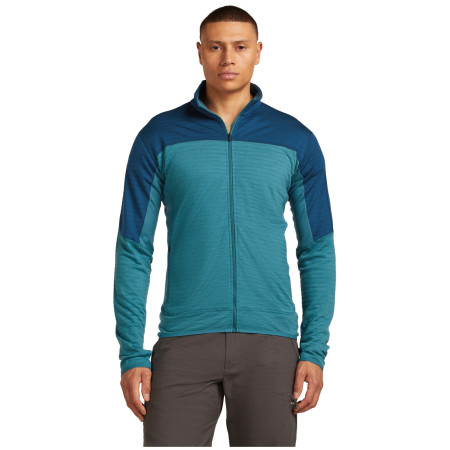 Męska bluza Icebreaker Men Merino Blend 300 RealFleece™ Descender LS Zip
