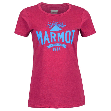 Koszulka damska Marmot Carly Tee SS fioletowy RedDahlia