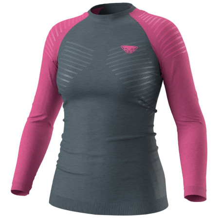 Damska koszulka Dynafit Tour Light Merino W L/S Tee różówy/szary 6A51 - magenta/0720