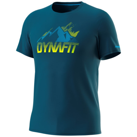 Męska koszulka Dynafit Transalper Graphic S/S Tee M niebieski Petrol