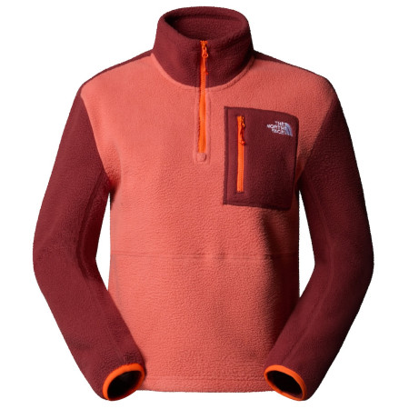 Bluza damska The North Face W Yumiori 1/4 Zip pomarańczowy/bordowy Mars Dust/Sumac/Solar F