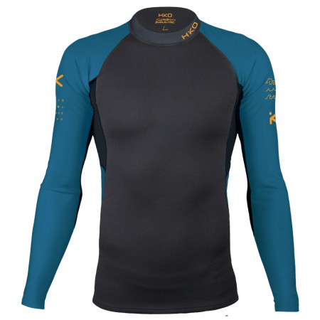 Męska koszulka Hiko Symbio e. L/S Top niebieski/czarny