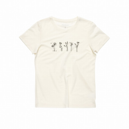 Koszulka damska Devold Classic "Flowers" Tee Wmn