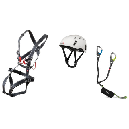 Zestaw Ferratowy Ocún Via Ferrata Bodyquard Pail set czarny