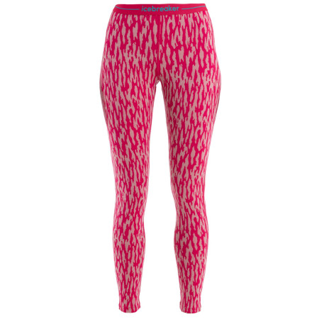 Damskie legginsy Icebreaker W Mer 260 Vertex Legging Macro Forms różowy Crystal/Electron Pink/J