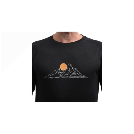 Męska koszulka Sensor Merino Blend Moon