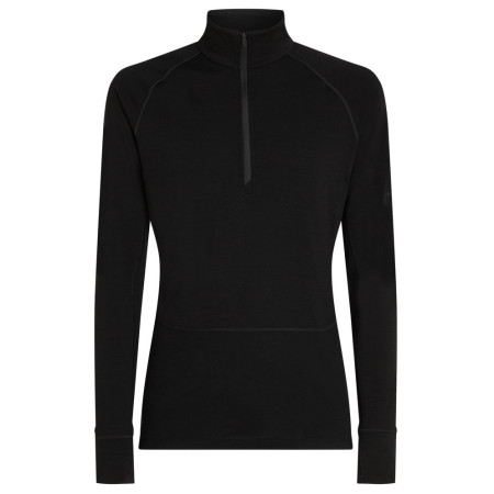 Męska koszulka Icebreaker Men Mer 200 ZoneKnit LS Half Zip czarny Black