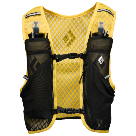 Kamizelka biegowa Black Diamond Distance 2 Hydration Vest żółty/czarny Soft Ochre
