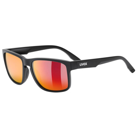 Okulary przeciwsłoneczne Uvex Poise czarny/czerwony BLACK MATT / MIR.RED