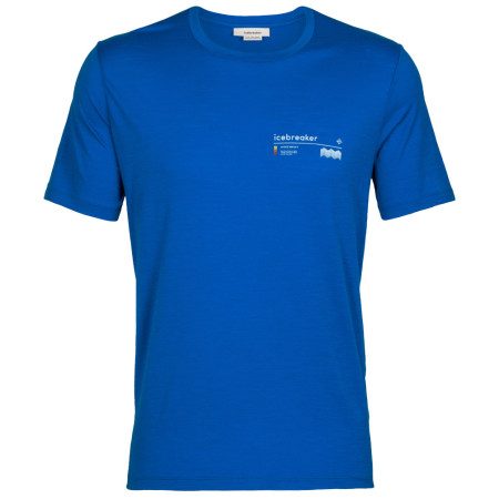 Koszulka męska Icebreaker Tech Lite II SS Tee Alpine Zone niebieski lazurite