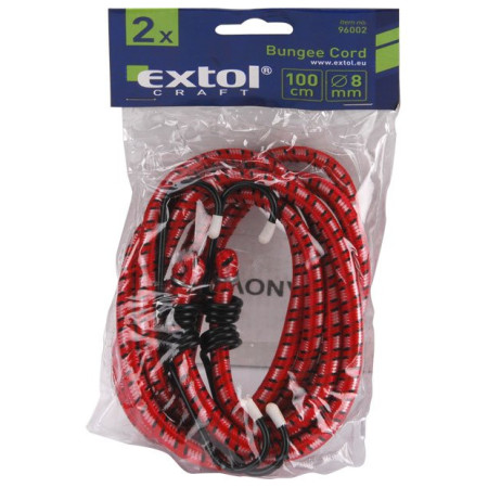 Guma mocująca Extol Guma mocująca z haczykami 100cm x 8