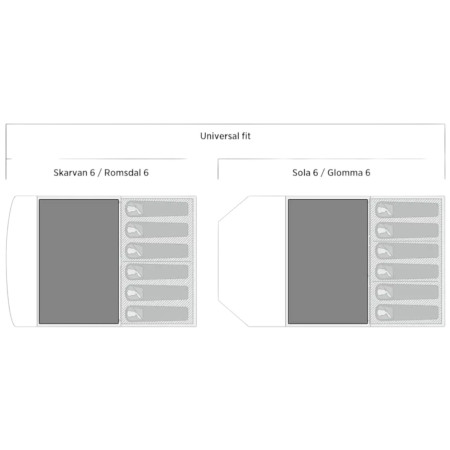 Mata namiotowa Easy Camp Rosebay Universal Carpet 2.3 x 3.6 m