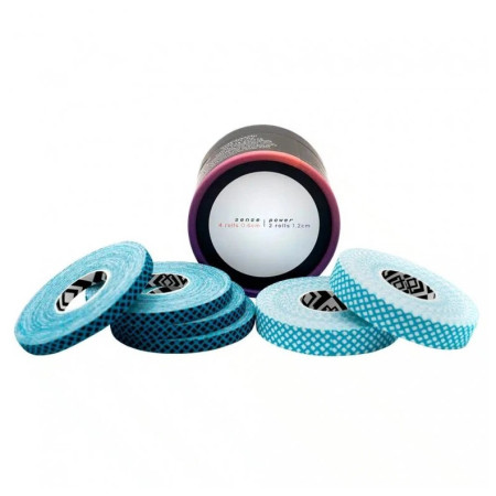 Taśma kinesiotaping CRUX Tape Pack - Sense 0,6 + Power 1,2 cm, 60 m turkusowy