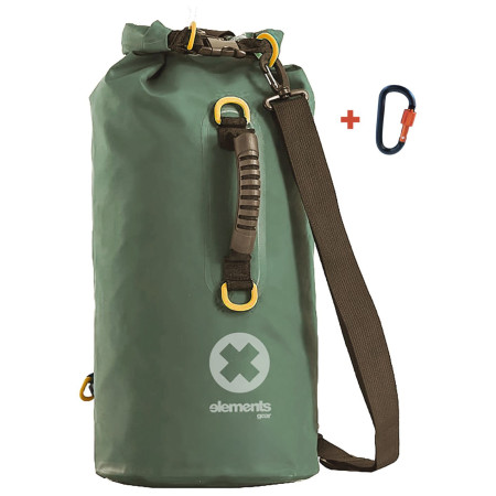 Worek nieprzemakalny Elements Gear Expedition 2.0 - 20L (1 popruh) zielony