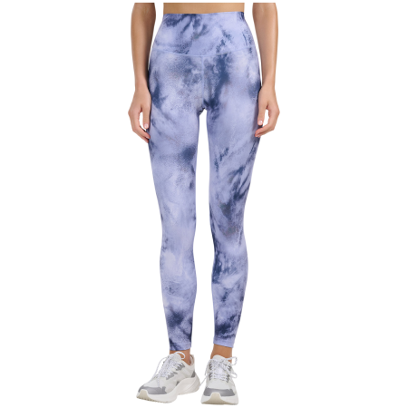 Damskie legginsy 4F Tights Fnk F540 niebieski Denim Allover