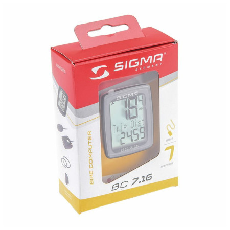 Licznik rowerowy Sigma BC 7.16 przewodowy